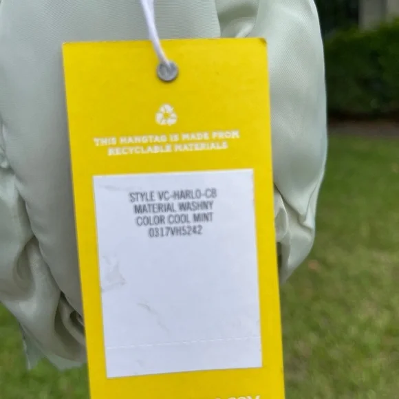 VINCE CAMUTO Washable Nylon Crossbody Bag In Cool Mint - Picture 12 of 12